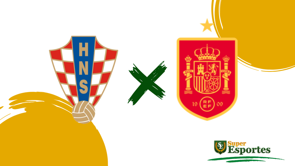 Croácia x Espanha - onde assistir ao vivo, horário do jogo e